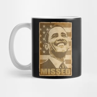 Barack Obama Missed Propaganda Poster Pop Art Mug